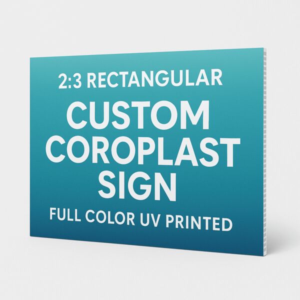  30" x 45" (2:3) Rectangular Custom Coroplast – Custom Printed Outdoor Signage Thumbnail
