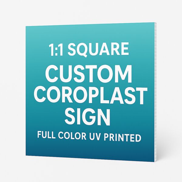 6" (1:1) Square Cut Coroplast Thumbnail