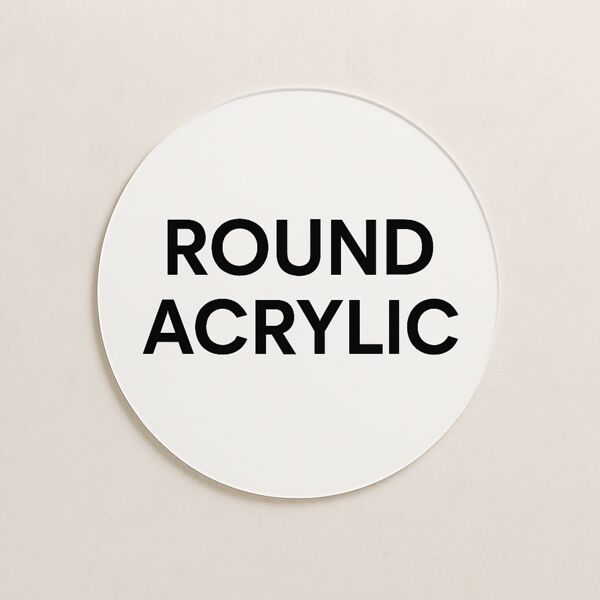 18" Round Custom Acrylic - Custom Printing Options Printed   Thumbnail