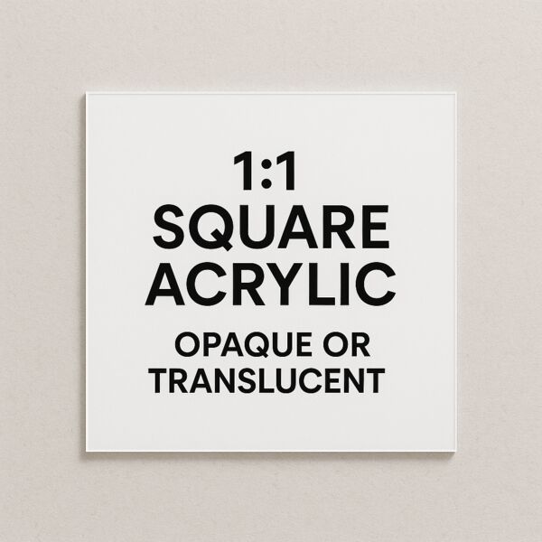 6" (1:1) Square Cut Acrylic Thumbnail