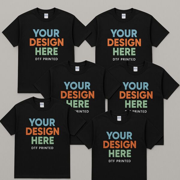 6 Full Color DTF Printed Gildan 5000 Cotton T-Shirt - $60 Thumbnail