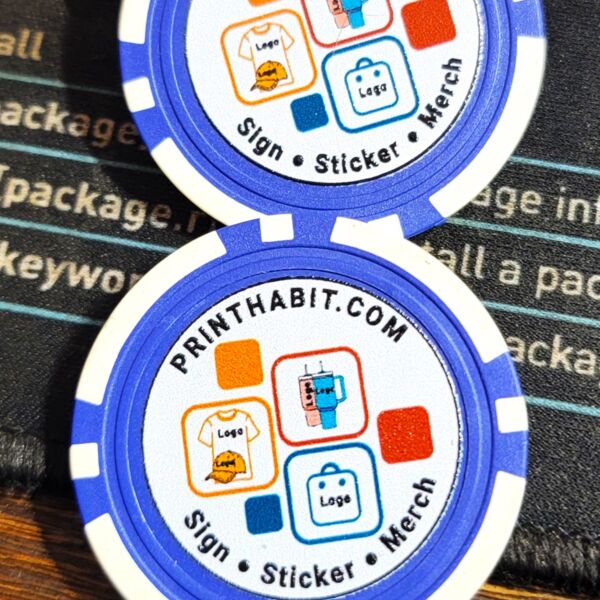 Custom Printed Poker Chips Thumbnail