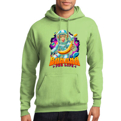 Banana For Life T-shirt - Core Fleece Pullover Hooded Sweatshirt Thumbnail